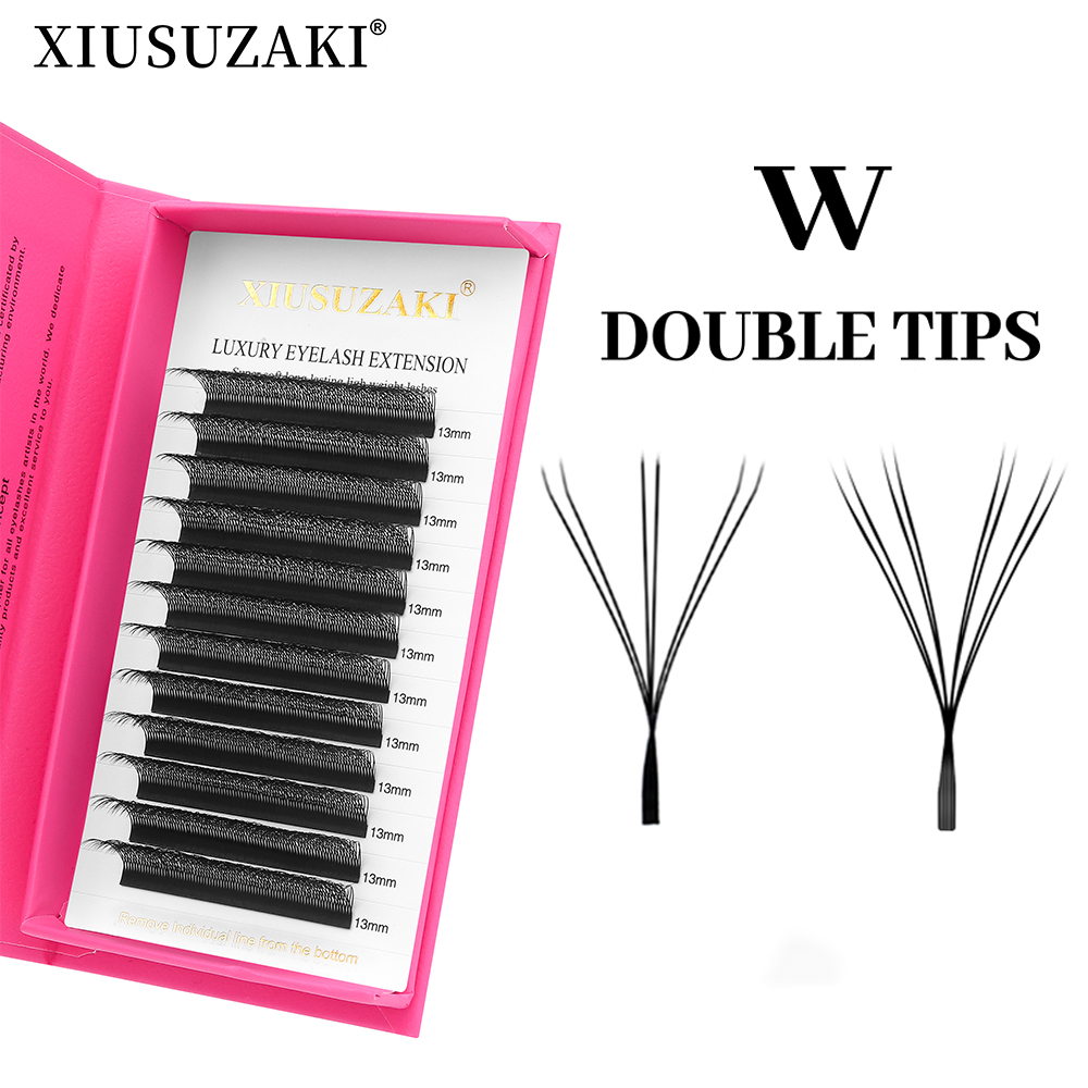 Eyelash Extension Double Volume - Xusuzaki pontas duplas 3d 4d w