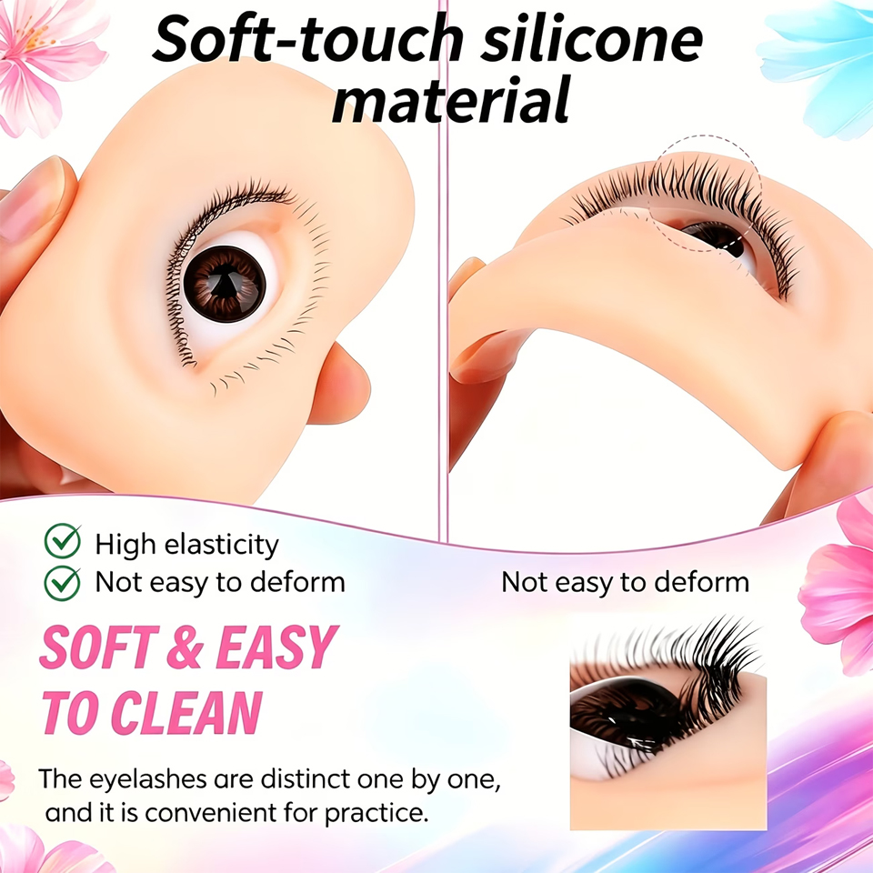 Eyelash Extension Doll Eye - Modelo de Olhos de Manequim Reutilizável