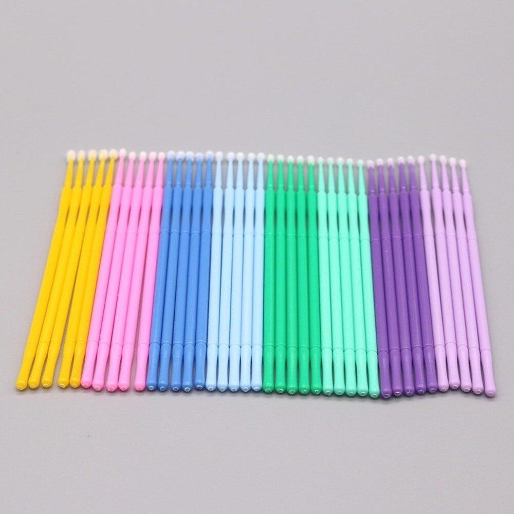 Eyelash Extension Jakarta - 100pcs/lote Micro Escovas para Maquiagem, Escovas