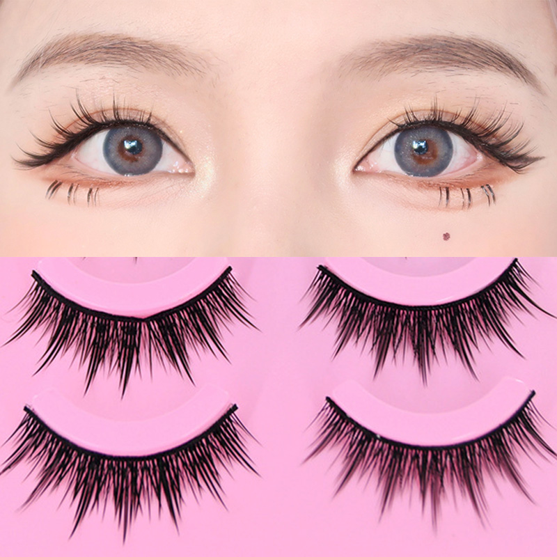 Eyelash Extension Japanese Style - 5 pares de cílios postiços longos
