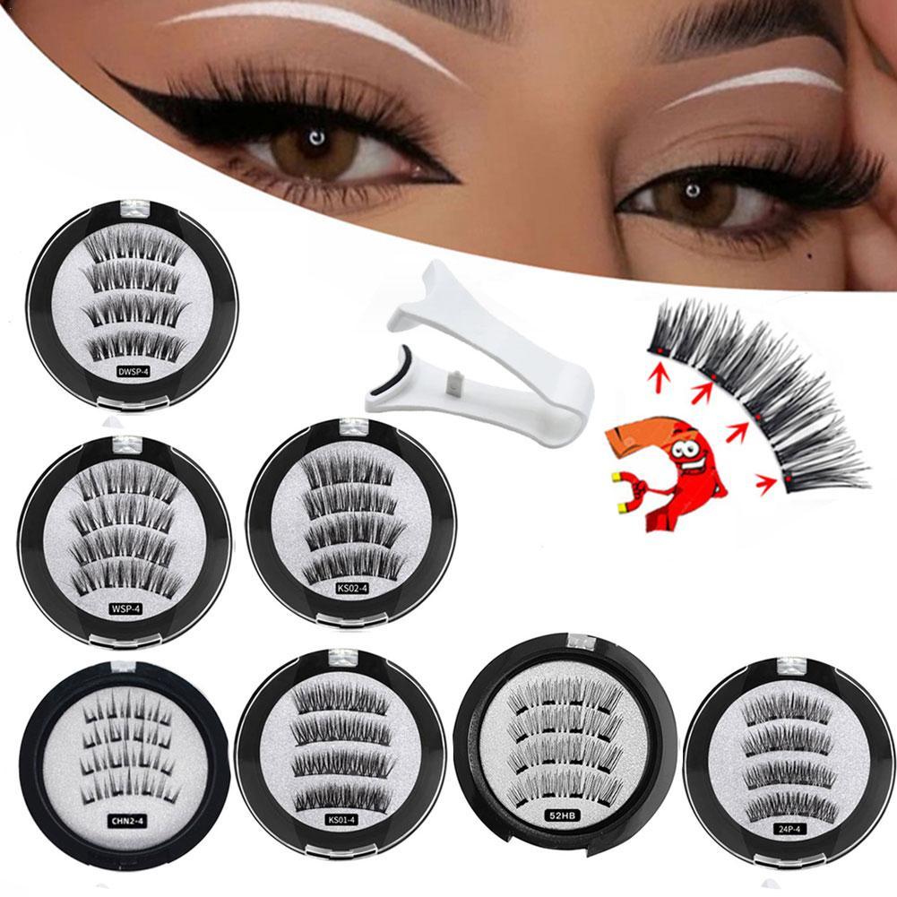 Eyelash Extension For Asian Eyes - 2 pares de cílios postiços magnéticos
