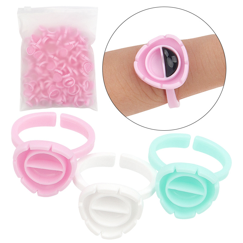 Eyelash Extension Jakarta - Cílios Extensão Cola Fan Cup Anéis,