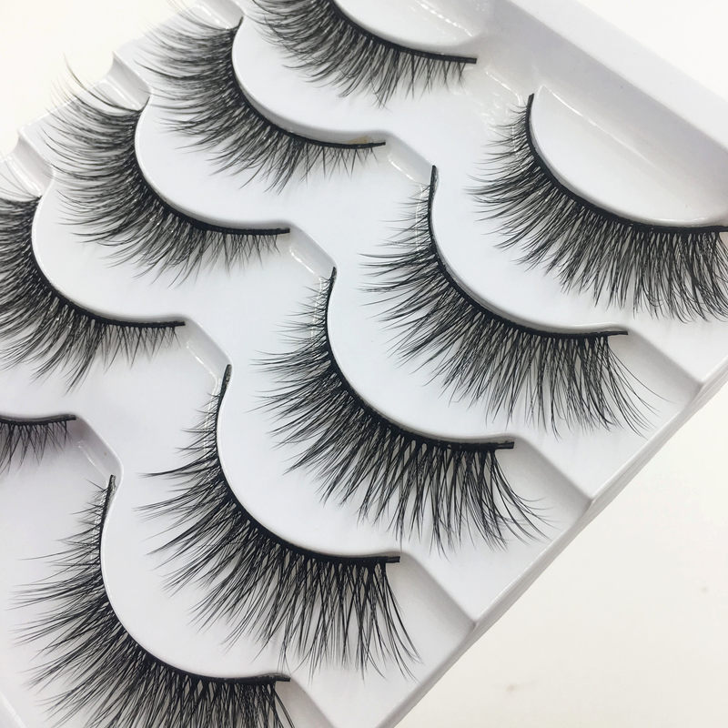 Eyelash Extension Doll Eye - Novas 5 pares de cílios postiços