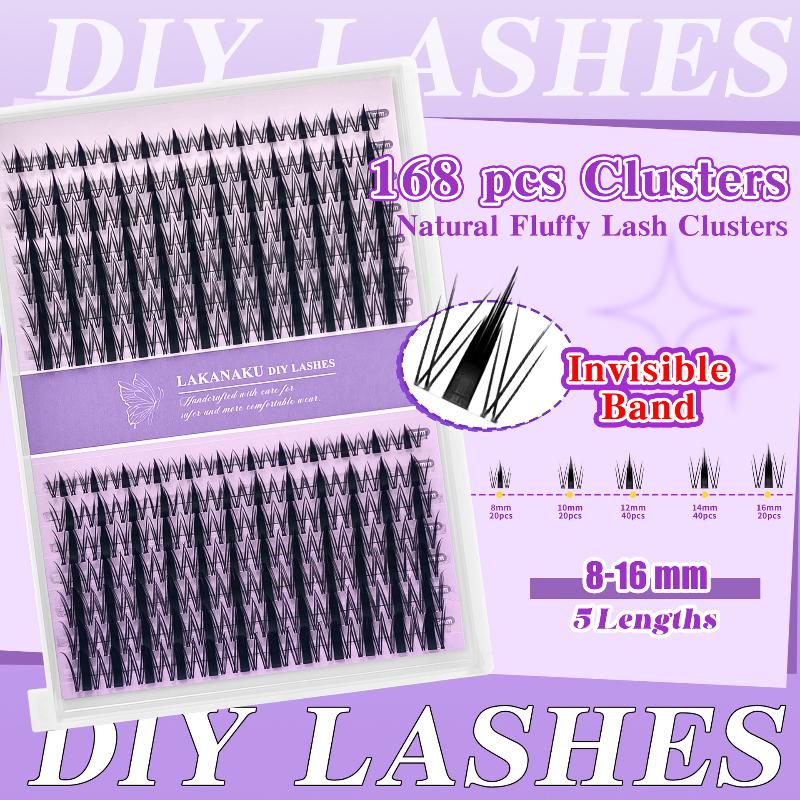 Eyelash Extension For Asian Eyes - Cílios Naturais em Cachos Individuais, Fofos