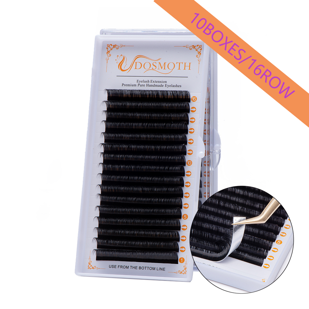Lash Tray Organizer - DOSMOTH 10 caixas 16 linhas 7-16mm