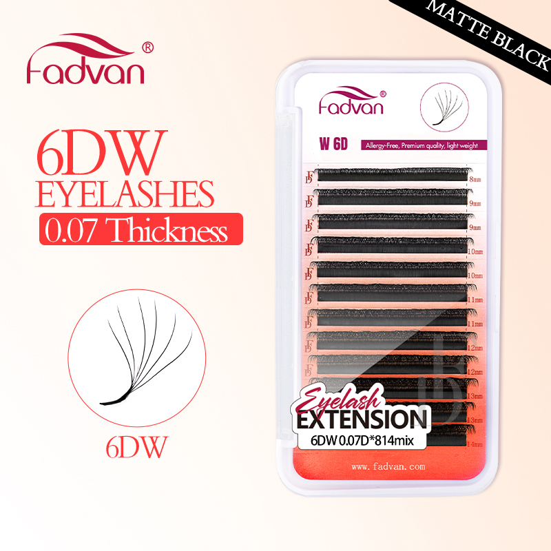 Fadvan real 6d w cílios 0.07 w - Eyelash Extension For Asian Eyes avaliação e preço