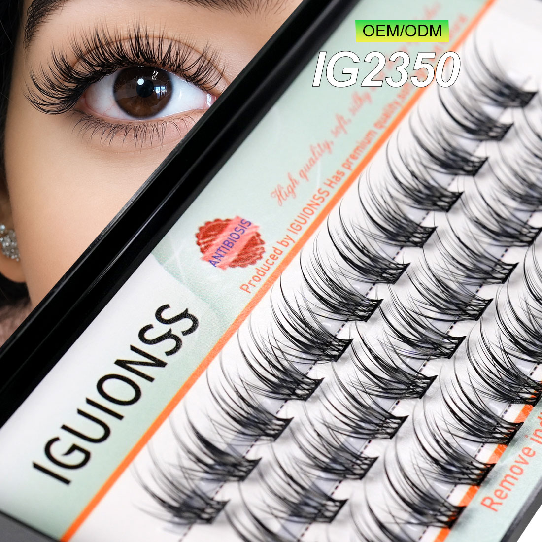 IGUIONSS OEM ODM Extensão de c - Eyelash Extension For Asian Eyes avaliação e preço