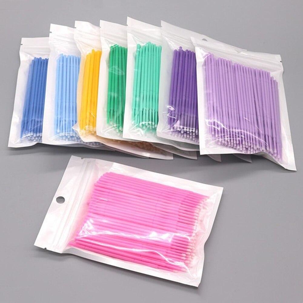 100pcs/lote Micro Escovas para - Eyelash Extension Jakarta avaliação e preço