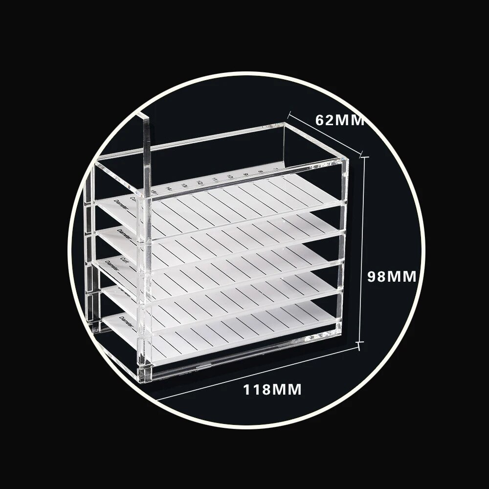 Caixa de armazenamento de exte - Lash Tray Organizer avaliação e preço