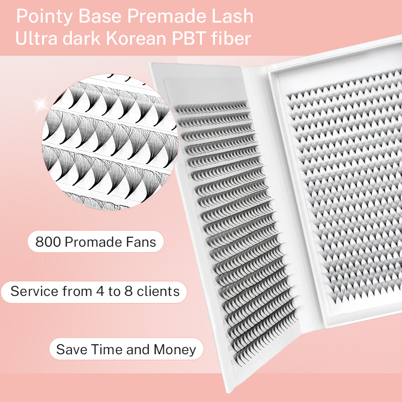 800/1600 volume pré-fabricado  - Eyelash Extension Double Volume avaliação e preço