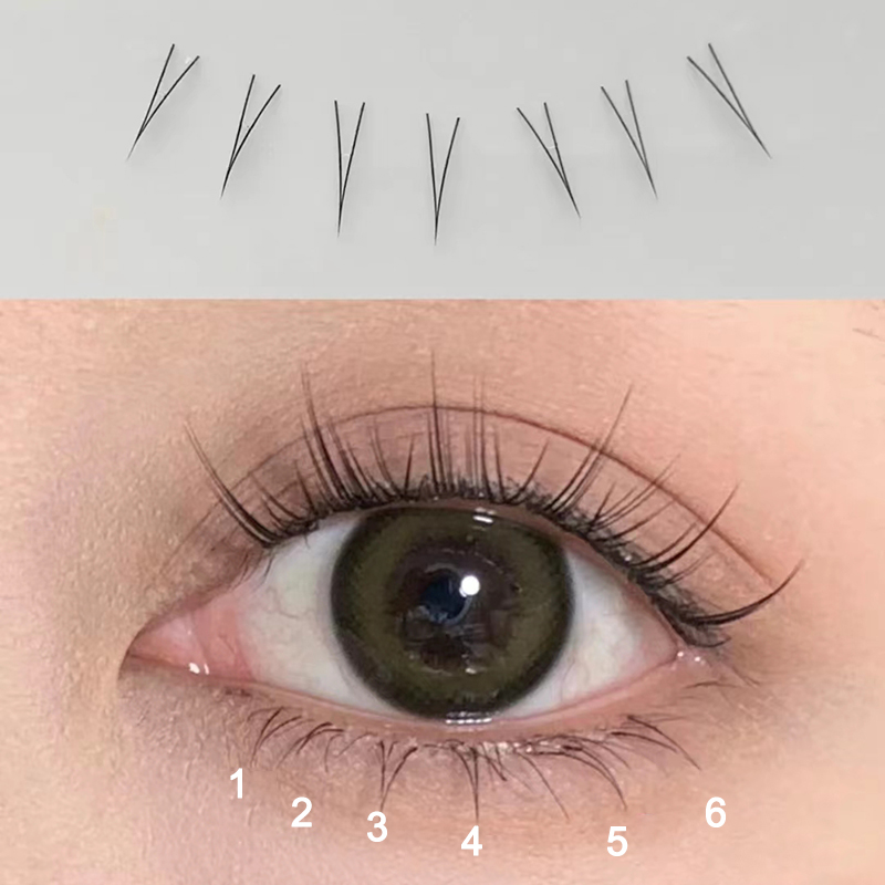 J curl v forma sob cílios em q - Eyelash Extension Korean avaliação e preço
