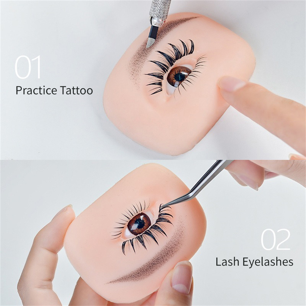 Cabeça de Treinamento Plana pa - Eyelash Extension Doll Eye avaliação e preço