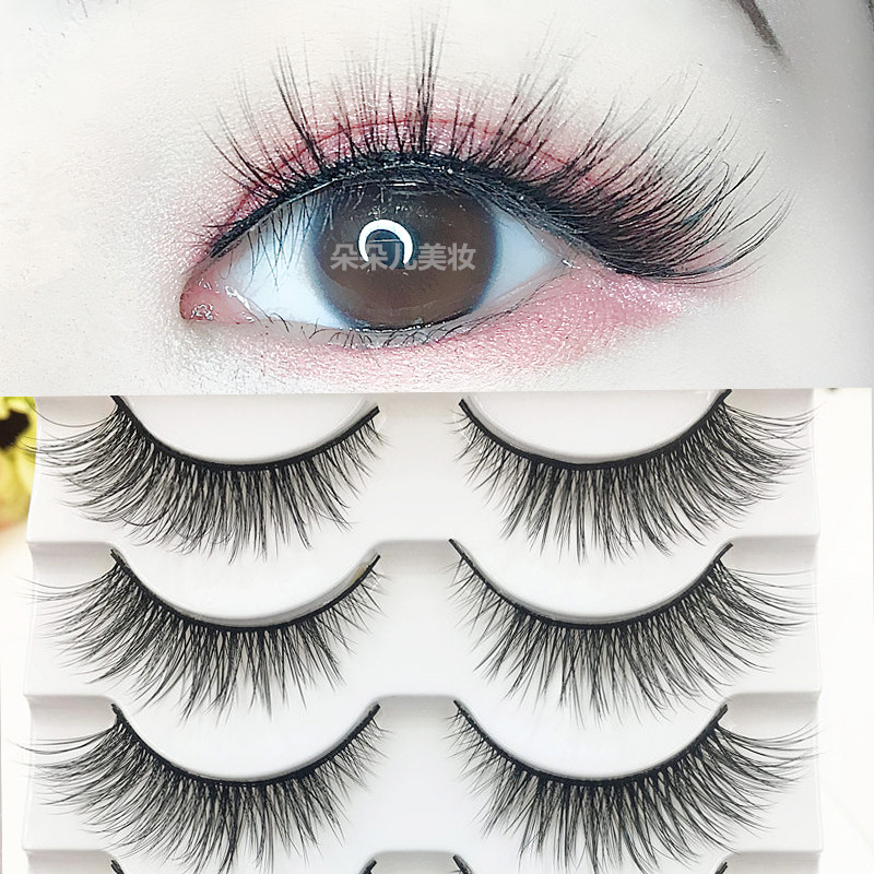 Novas 5 pares de cílios postiç - Eyelash Extension Doll Eye avaliação e preço