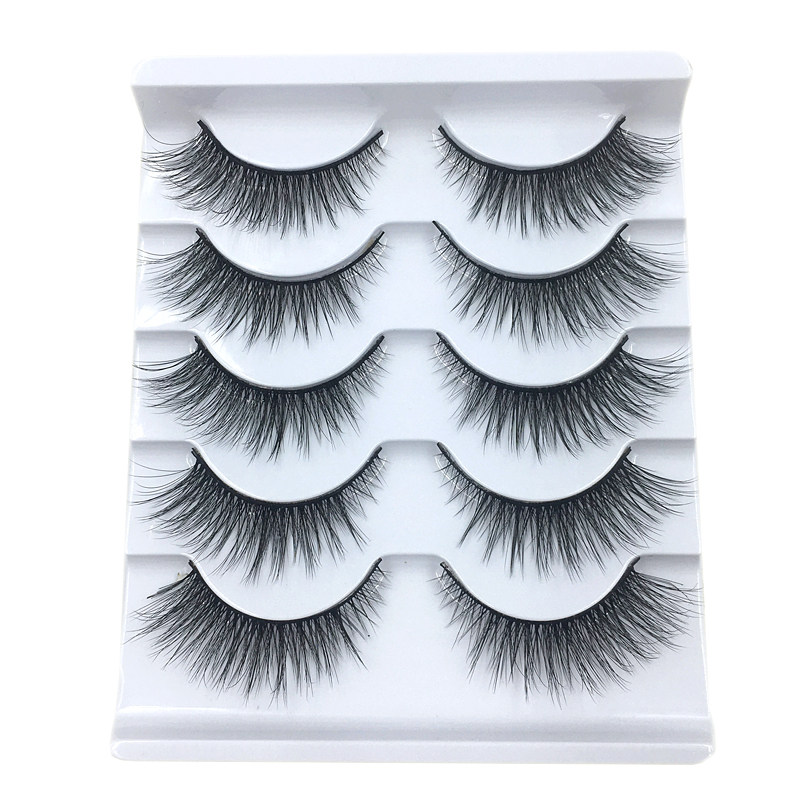 Novas 5 pares de cílios postiç - Eyelash Extension Doll Eye avaliação e preço