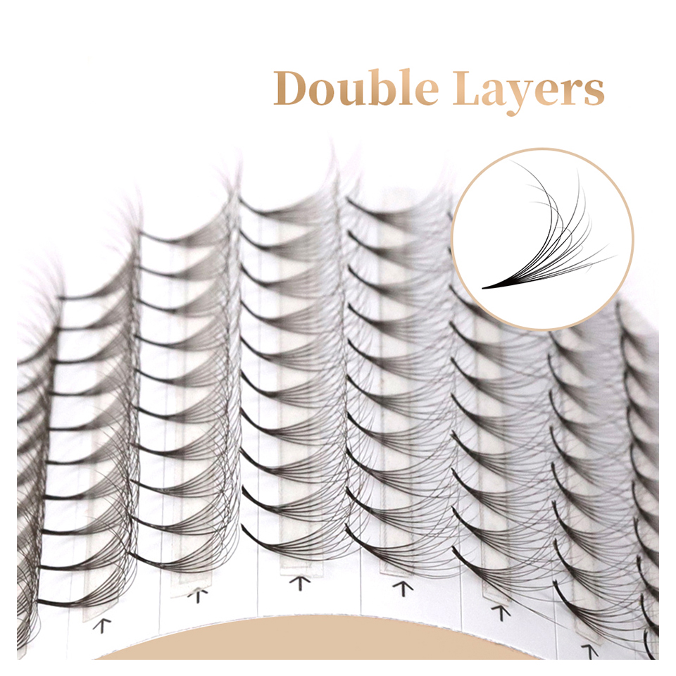 AGUUD-Premade fãs Lash extensã - Eyelash Extension Double Volume avaliação e preço