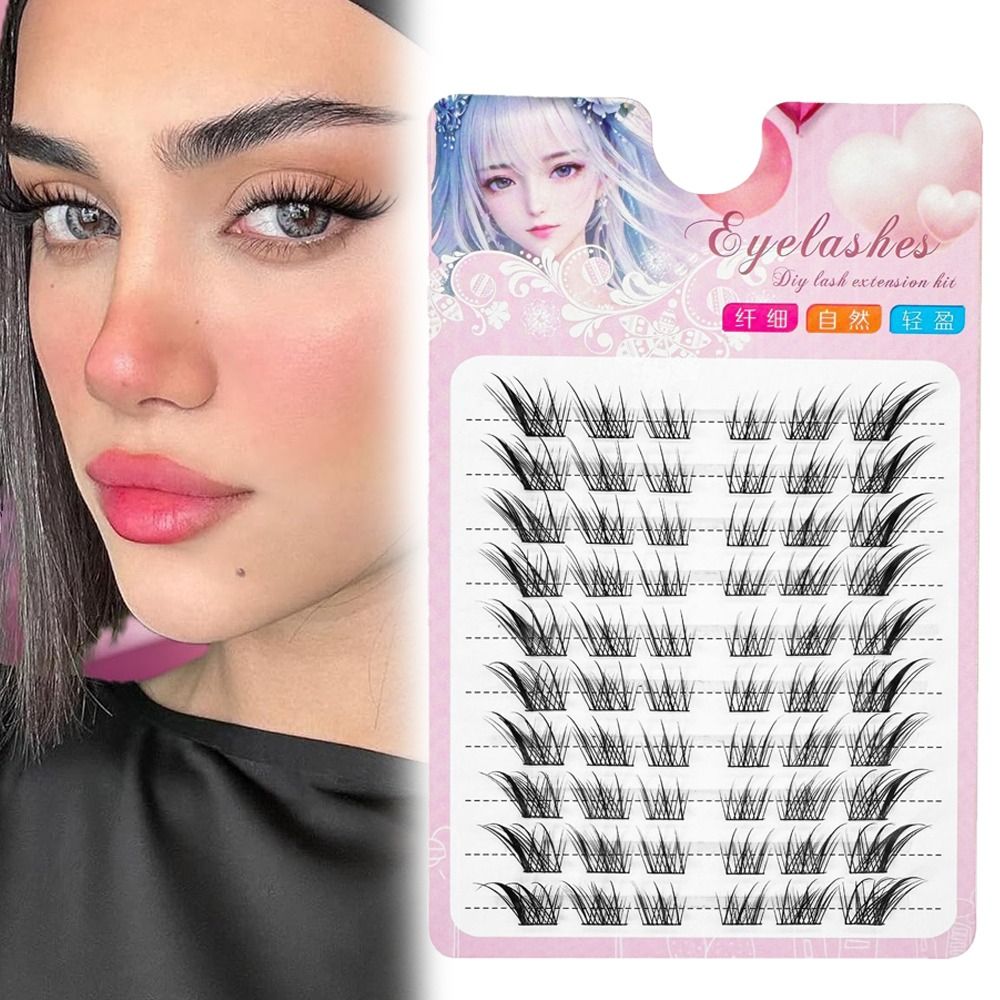 3d gato olho clusters cílios n - Eyelash Extension For Asian Eyes avaliação e preço