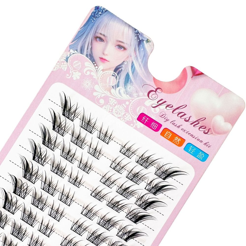 3d gato olho clusters cílios n - Eyelash Extension For Asian Eyes avaliação e preço