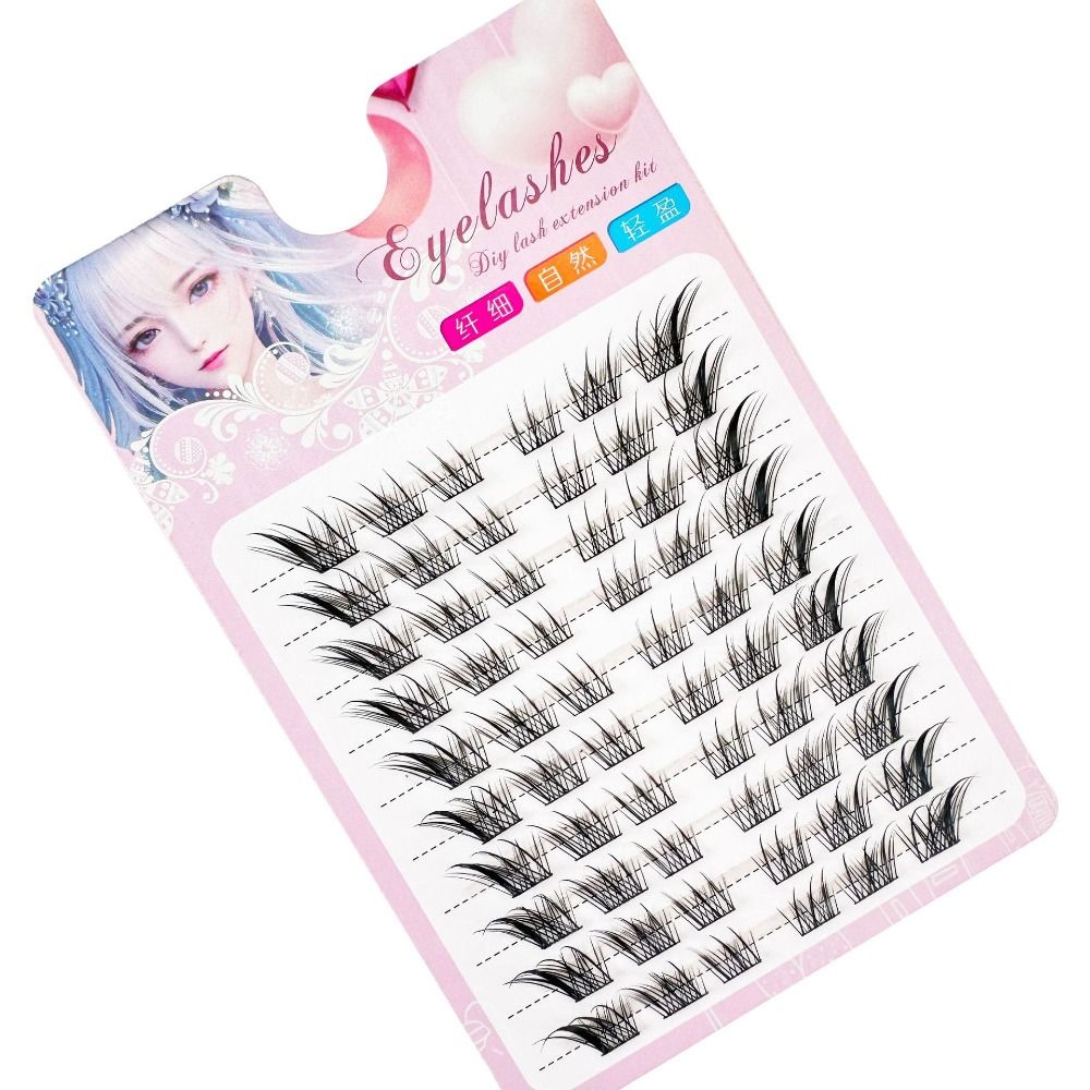 3d gato olho clusters cílios n - Eyelash Extension For Asian Eyes avaliação e preço