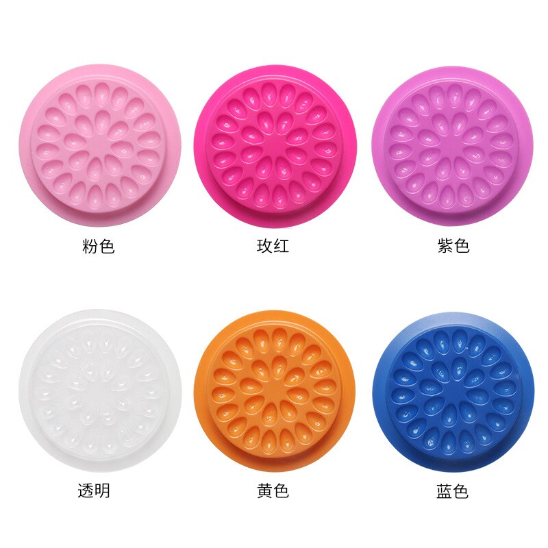 100 pçs suporte de cola de cíl - Lash Tray Organizer avaliação e preço