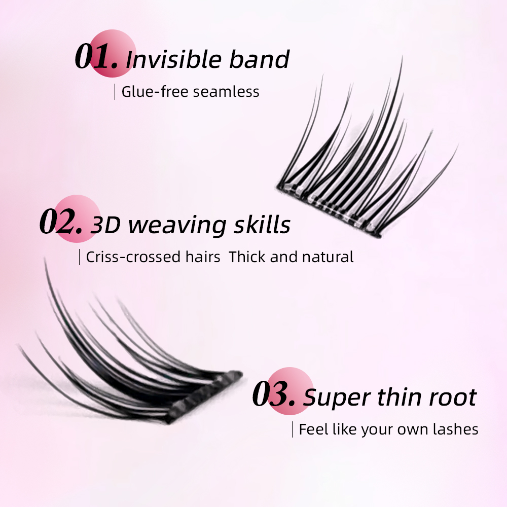 Yelix diy auto-adesivo cluster - Eyelash Extension Korean avaliação e preço
